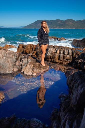 Reflexo D'alma projeto ricardo zanetta realizado com reflexos reais em fusão de duas imagens. Todas em Florianópolis