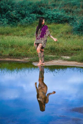 Reflexo D'alma projeto ricardo zanetta realizado com reflexos reais em fusão de duas imagens. Todas em Florianópolis