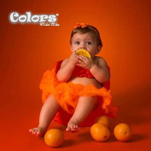 Colors Ensaio fotográfico por @likaclika - Laranja