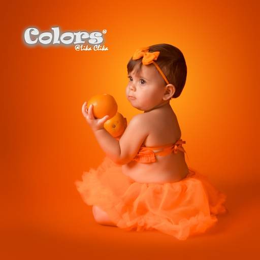 Colors Ensaio fotográfico por @likaclika - Laranja