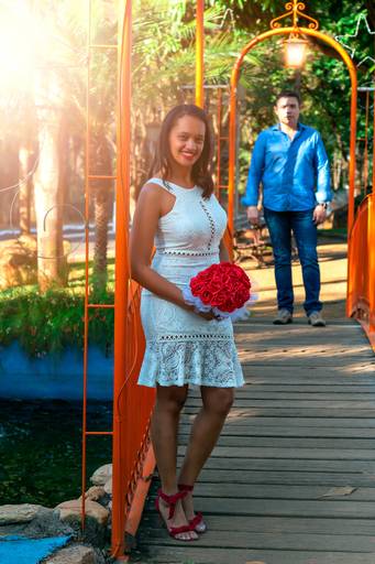 Foto de casal em Holambbra