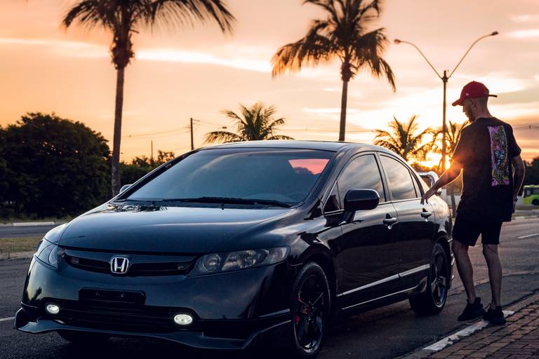 foto profissional carro paisagem linda