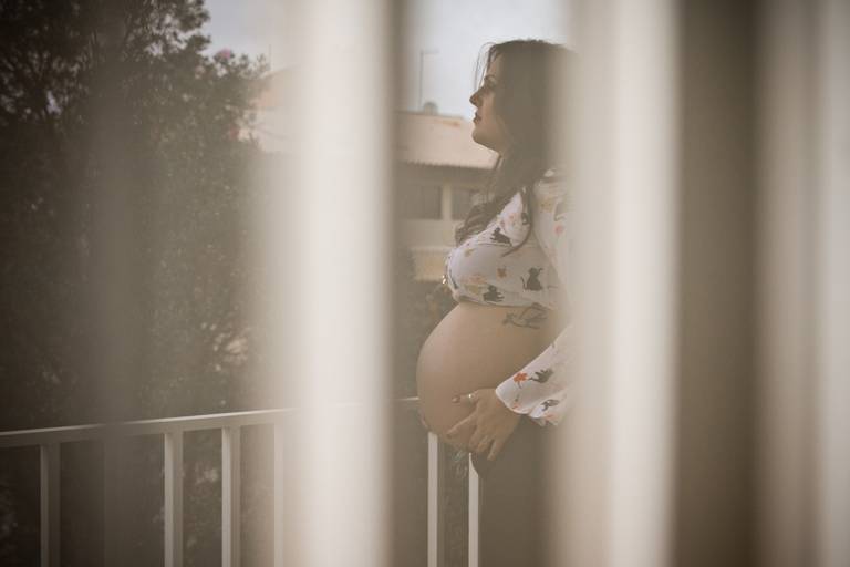 Sessão de gestante em casa sorocaba