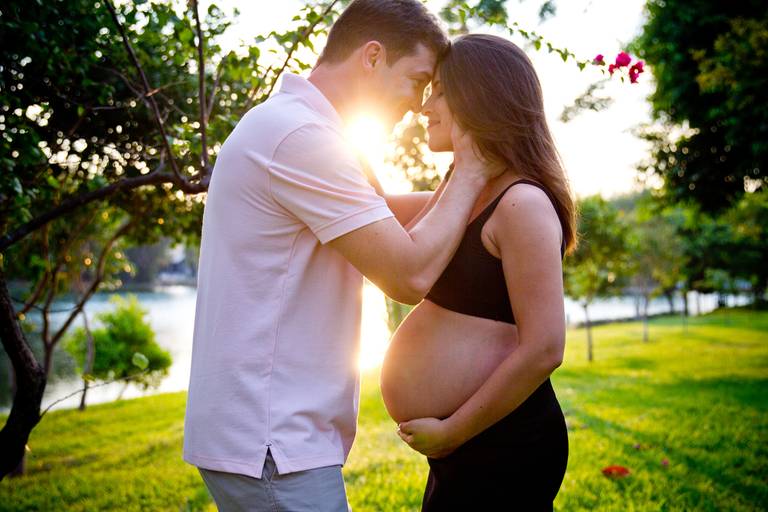 Sessão gestante no parque