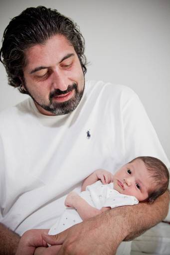 Colo do papai - newborn afetivo