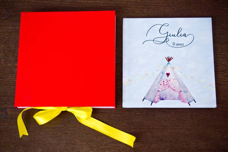 Álbum de festa infantil festa do pijama