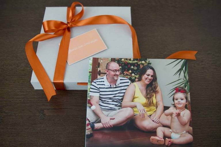 Álbum de fotos de família