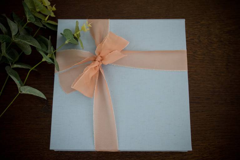 Álbum de festa infantil com caixa artesanal