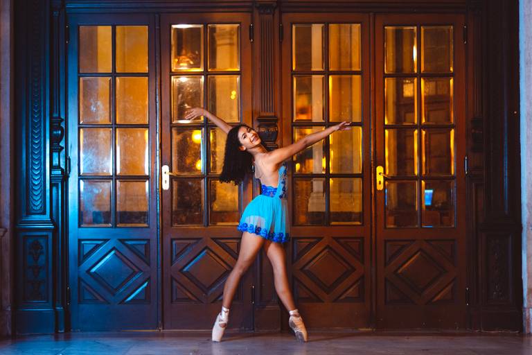 Ensaio de 15 anos bailarina