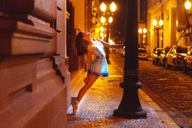 Ensaio de debutante bailarina