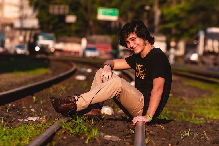 Ensaio de 15 anos masculino