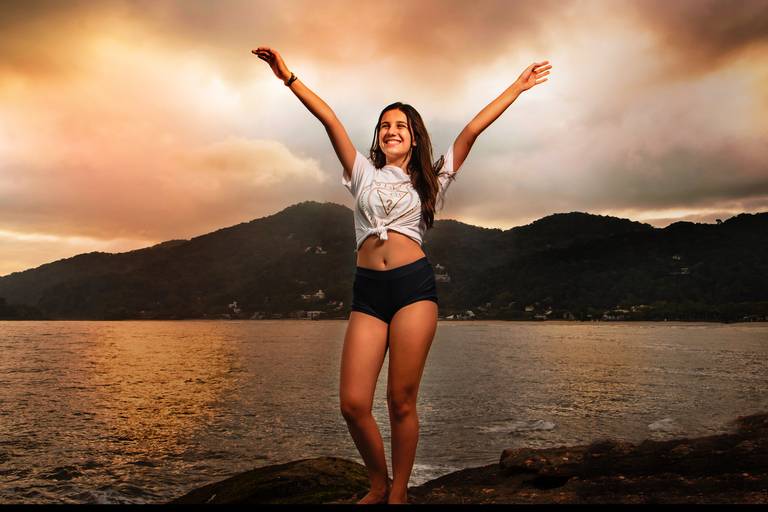 Ensaio Fotográfico de 15 anos na praia