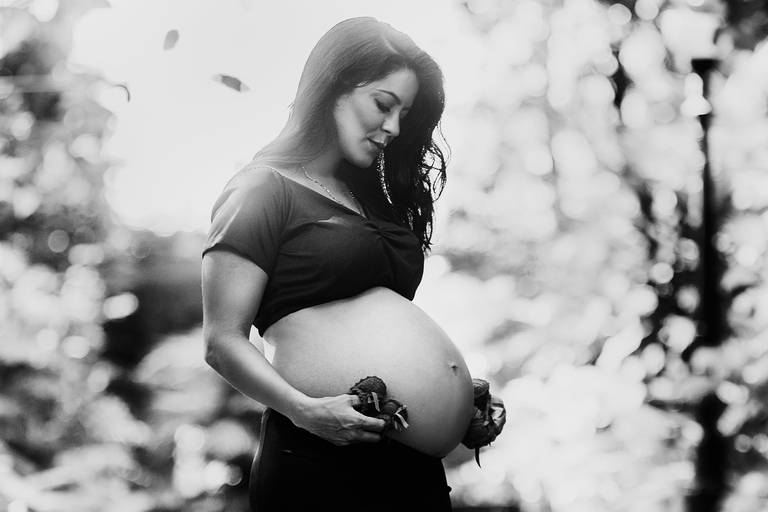 Ensaio Fotográfico de Gestante em Santos Orquidário