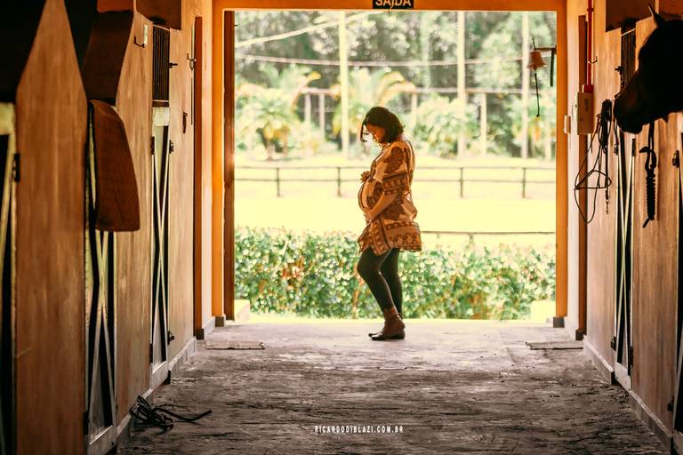 Ensaio de Gestante na Hípica de Itanhaem