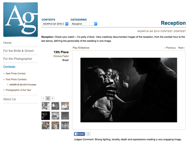 foo premiada internacionalmente pela associação americana WPJA entre as melhores fotos de casamento do mundo, descubra oq ue tem esta imagem de tao premiada