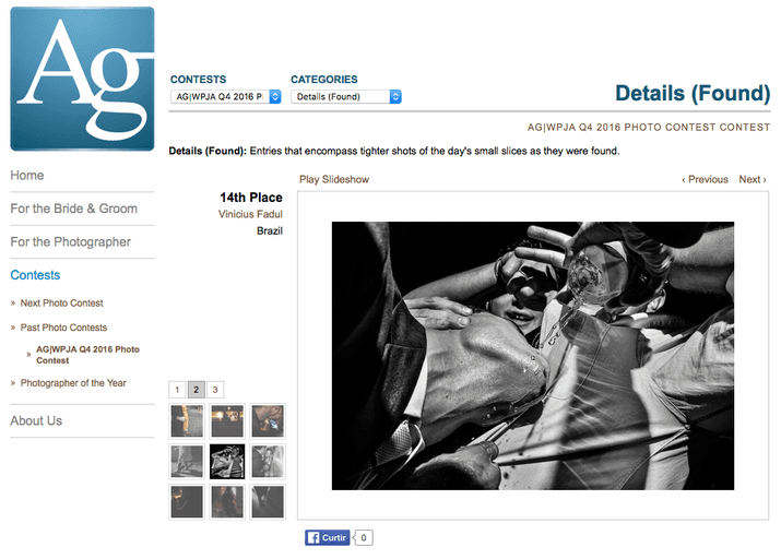 a foto premiada pela associação americana AGWPJA que mostra o noivo bebendo wisley pela camisa de um dos padrinhos, veja a foto que esta rodando o mundo