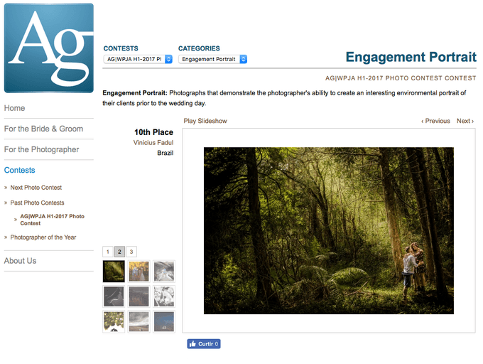 foto incrível feita na mata em campos do Jordão foi eleita a melhor foto de ensaio do mundo segundo site americano AGWPJA confira esta incrível foto que acre coisa de cinema 