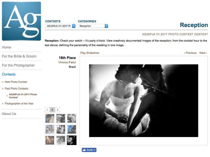 esta foto impactante da noiva dancádno com as madrinhas foi eleita entre as melhores fotos do mundo pela associar americana AGWPJA entre no site e confira ela e muitas outras fotos de casamento impressionantes