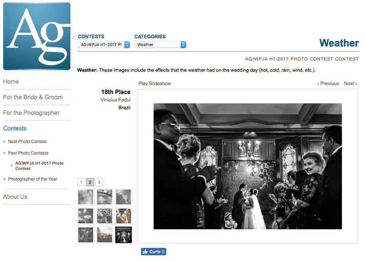 foto do casal com a chuva de fundo durante a cerimonia na igreja viraliza e ganha premio internacional entre as melhores fotos de casamento do mundo entre e confirma que fantastico