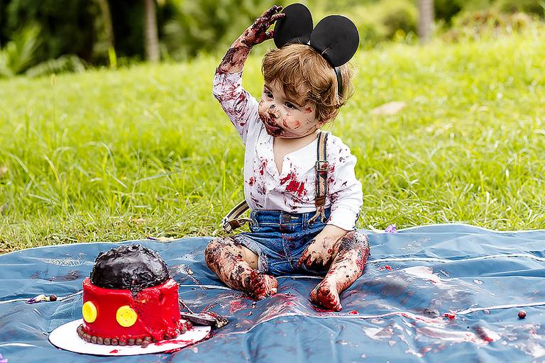 Ensaio samsh the cake no campo em jundiaí