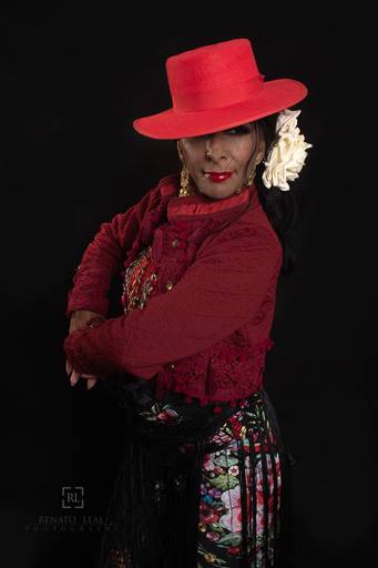 Bailarina de dança Flamenca
