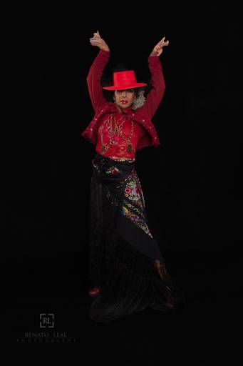Bailarina de dança Flamenca