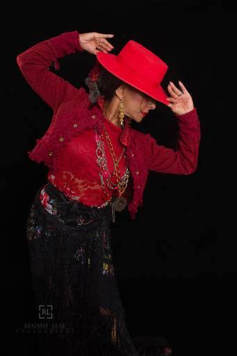 Bailarina de dança Flamenca
