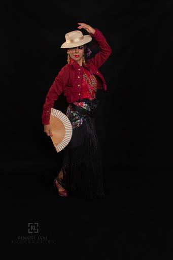 Bailarina de dança Flamenca