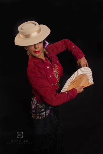 Bailarina de dança Flamenca
