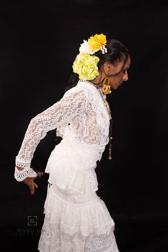 Bailarina de dança Flamenca