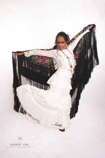 Bailarina de dança Flamenca