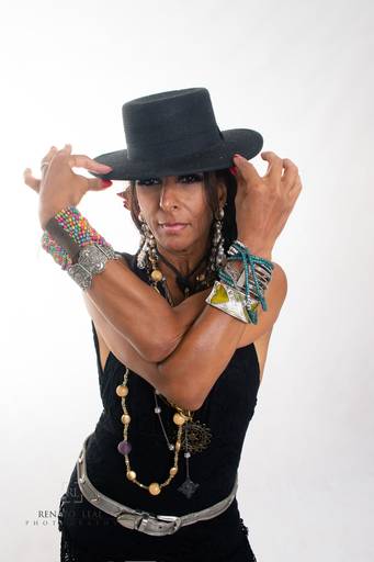 Bailarina de dança Flamenca