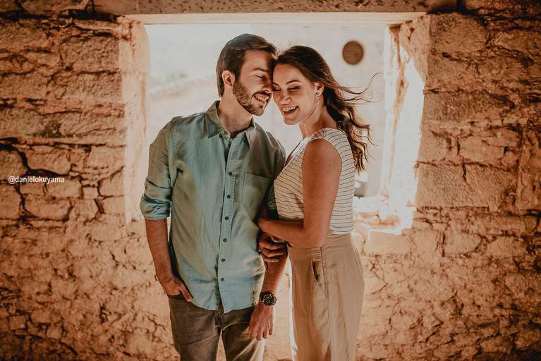 ensaio pre casamento em Iperó na Fazenda Ipanema fotografia espontanea de ensaio foto de Daniel Okuyama