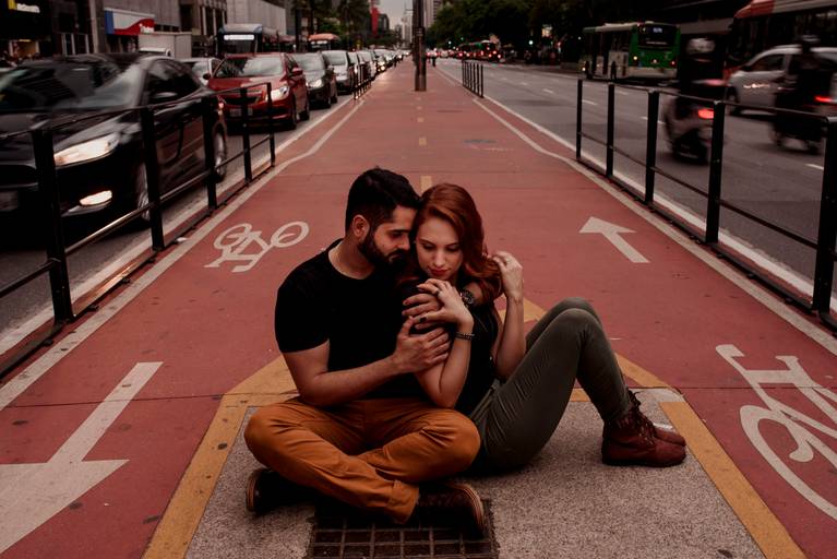 ensaio na avenida paulista sp pre wedding fotos daniel okuyama melhor fotografo de casamento de sp