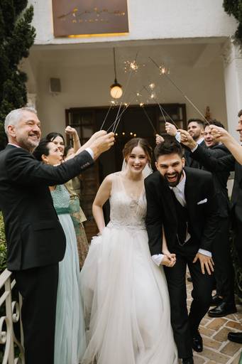 felicidade dos noivos 