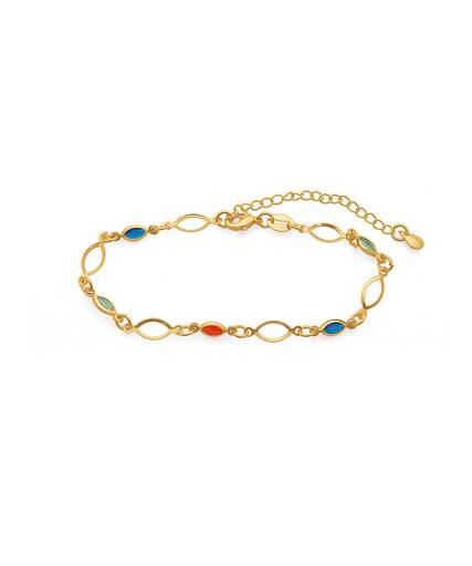 Pulseira Amigável Folheada a ouro com pedras sintéticas
Ref. 43770.0
R$26,90