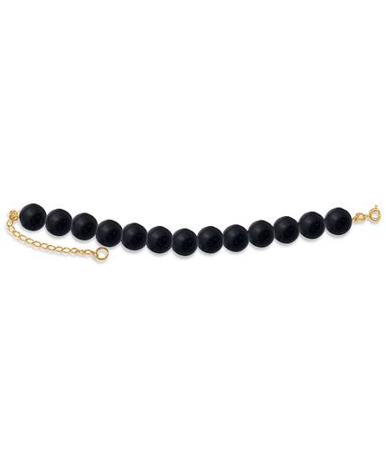 Pulseira de Bolas Preta com detalhes Folheados a ouro
Ref. 43981.9
R$12,90