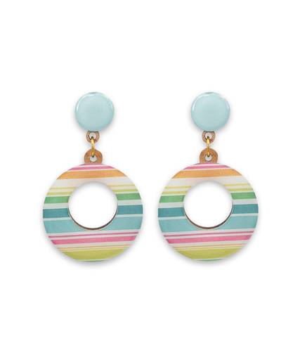 Brincos Listrado em madeira com resina e detalhes Folheados a ouro
Ref. 44267.4
R$24,50