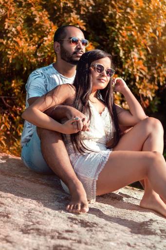 ensaio de casal na praia de Itacoatiara