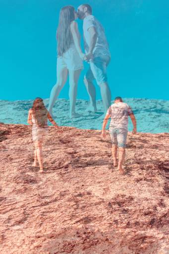 ensaio de casal na praia de Itacoatiara