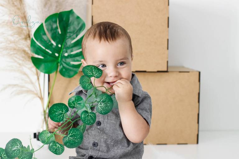 Baby LÉO - cenário Clean BOHO