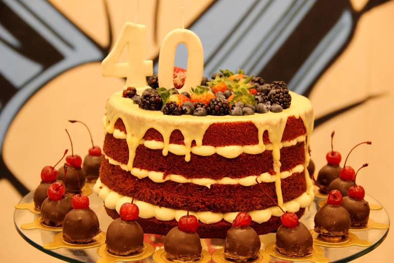 Festa dos 4 aos 40 (Mamãe Chris e baby Vicente)