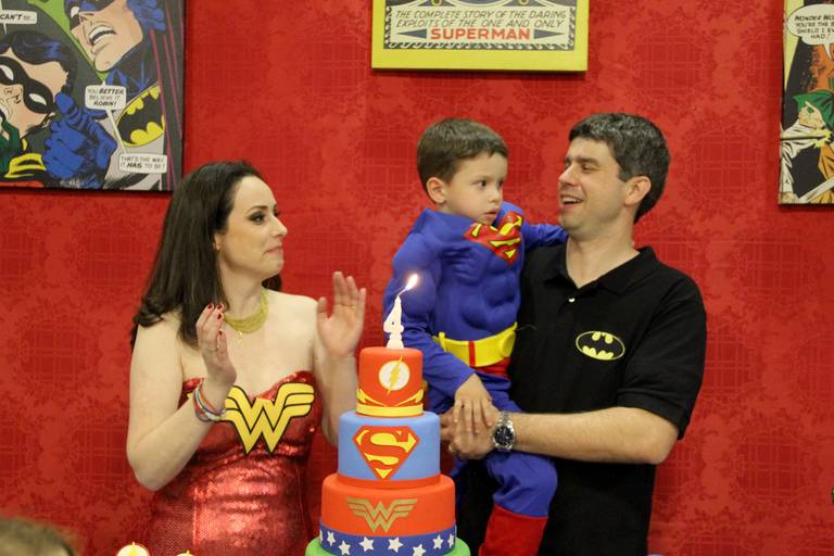 Festa dos 4 aos 40 (Mamãe Chris e baby Vicente)