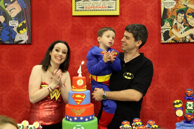 Festa dos 4 aos 40 (Mamãe Chris e baby Vicente)