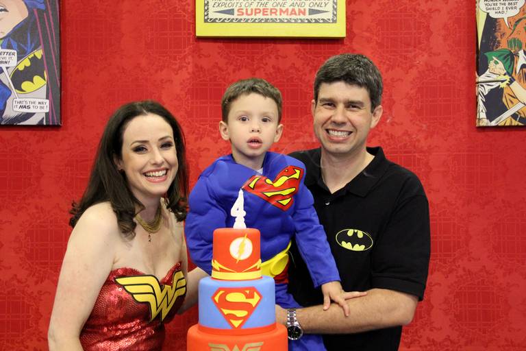 Festa dos 4 aos 40 (Mamãe Chris e baby Vicente)