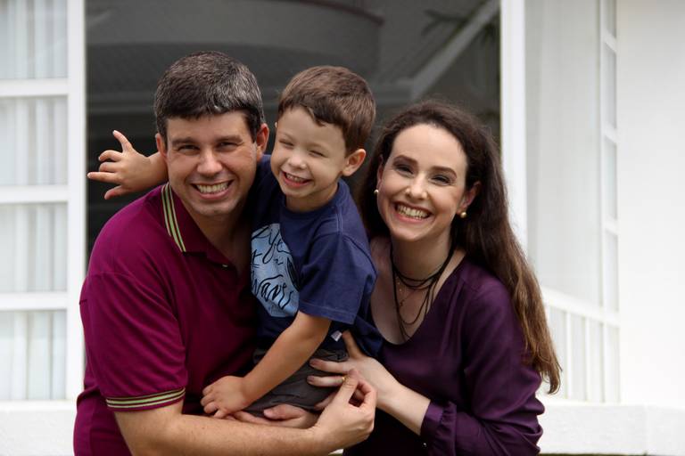 Christiane e Família