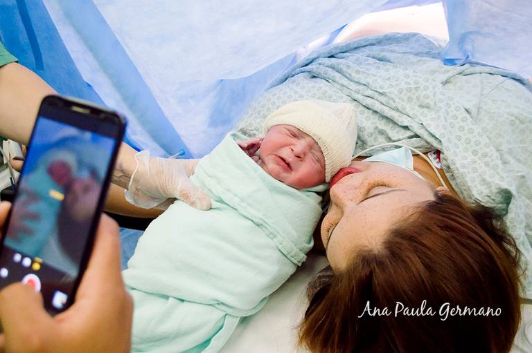 FOTOGRAFO de PARTO ABC | Hospital e Maternidade Santa Helena Saúde/São Bernardo do Campo/SP | Nascimento da Pérola 