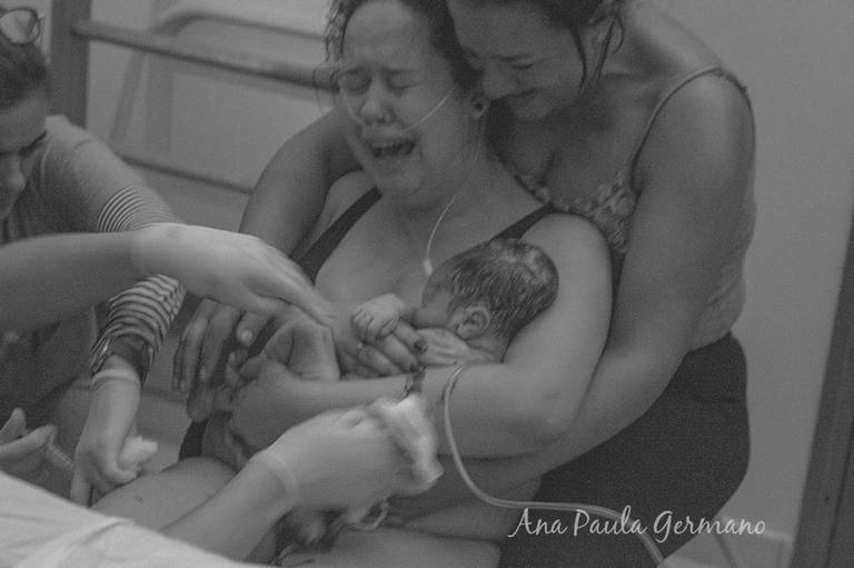 Fotografia de parto - Casa Angela