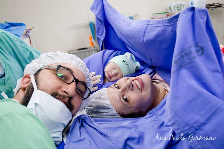 Fotografia de Parto - Hospital Nipo Brasileiro, Zona Norte / SP