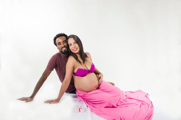 Book Gestante: o casal mostrou muito conexão e felicidade com o momento!